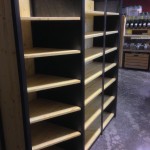 mobilier et agencement professionnels épicerie bio cave à vin, réalisé par 2 bois et d'acier (ferronnerie ébénisterie dieulefit drôme)