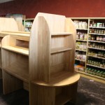 mobilier et agencement professionnels épicerie bio vrac, réalisé par 2 bois et d'acier (ferronnerie ébénisterie dieulefit drôme)